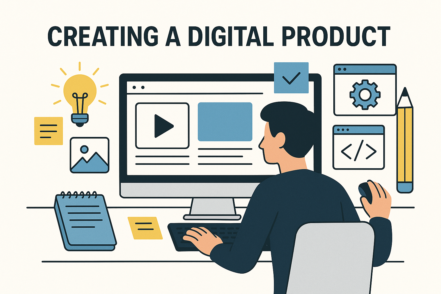 Como Criar Seu Primeiro Produto Digital do Zero: Guia Completo