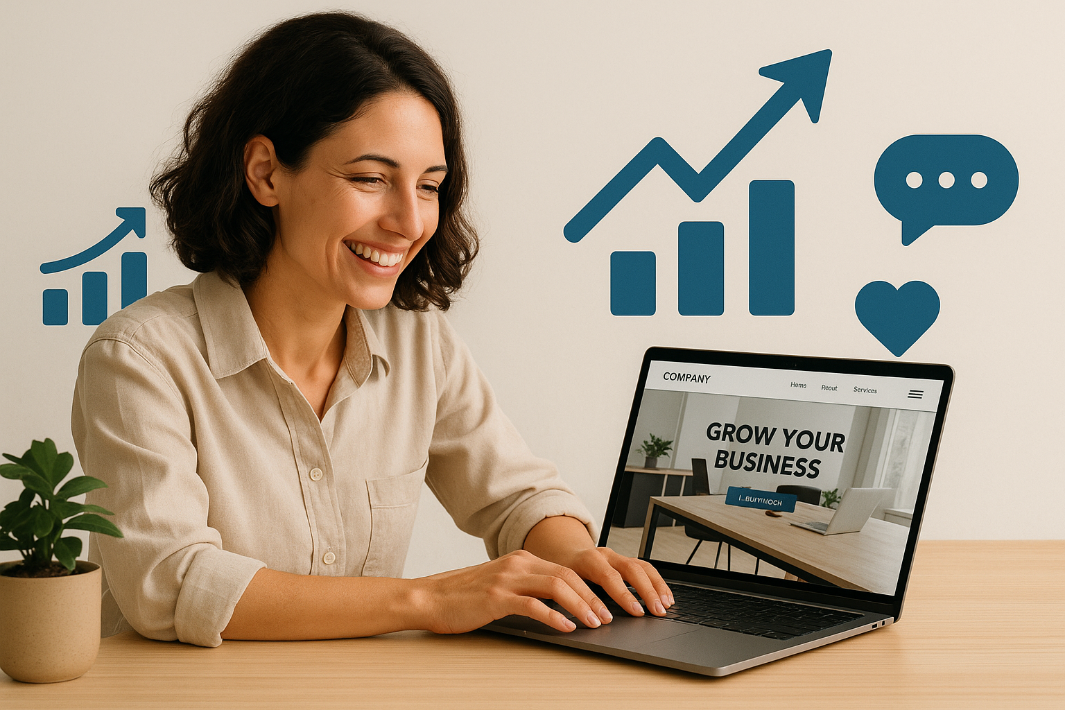 Como Pequenas Empresas Podem Atrair Clientes com Sites Profissionais e de Baixo Custo