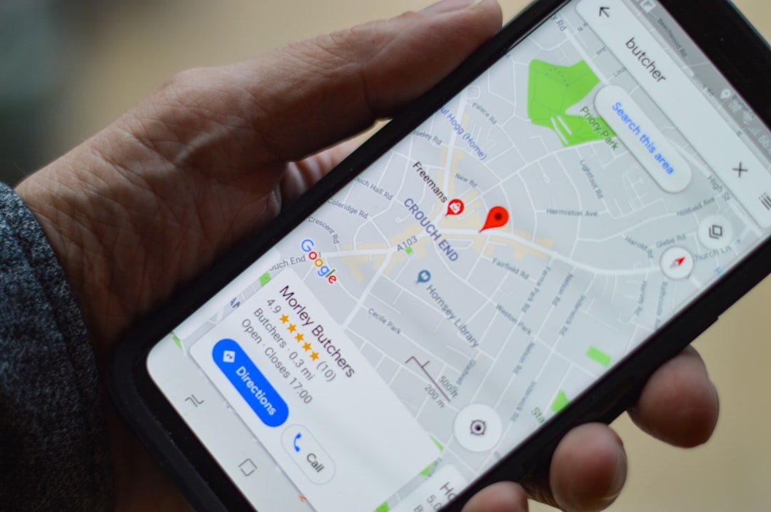 Listagem de negócios no Google Maps